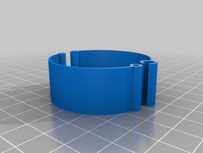 meu personalizados fecho mais simples pulseira de ticwatch e pulseiras personalizado 3d print model - Mito3D