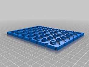 customizable 18650 battery tray holder all sizes up 10s10p precompiled electronics 3d print model - Mito3D