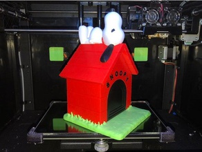 snoopy grass base props peanuts 3d print model - Mito3D