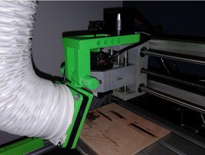 cnc fan mount laser engraving 1610 3018 2418 machine tools engraver 3d print model - Mito3D