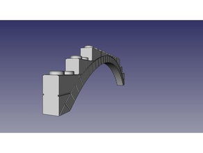 arco 18 exinios con dovelas juguetes de construcción exin castillos 3d print model - Mito3D