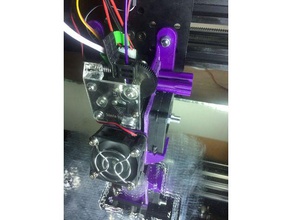 tevo black widow titan mount + hotend model ducts 3d printer parts direct drive extruder 3d print model - Mito3D