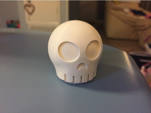 skully models print sample skull 3D print model - Mito3D