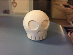 skully modelos muestra de impresión el cráneo 3d print model - Mito3D