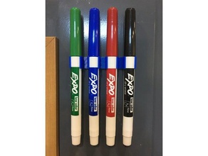 expo fine point dry erase marker clips 3d printing 3d print model - Mito3D
