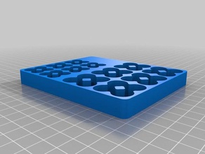 little higher doubled battery tray organization customized 3d print model - Mito3D