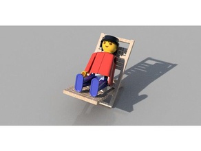 playmobil deck chair playsets 3d print model - Mito3D