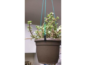 potted plant hanging clip outdoor & garden 3d print model - Mito3D