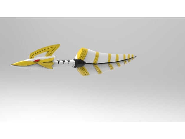 drago espada power ranger dino thunder adereços masmorras e dragões mmpr o poder trovão 3D print model - Mito3D