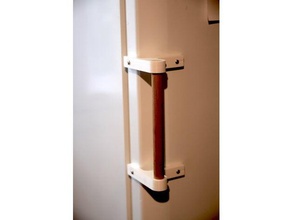 fridge handle replacement parts kitchen openscad refridgerator 3d print model - Mito3D