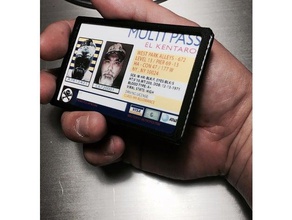 hacker pass case v1 3d printing 3d print model - Mito3D
