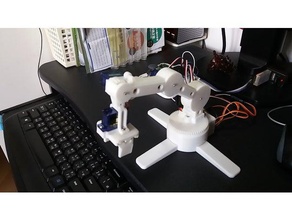 sg90 mini robot arm s9 engineering 3d print model - Mito3D
