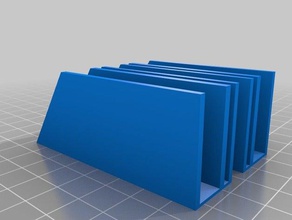 handle 3mm acrylic plate diy cabinet door ikea lack 3d print model - Mito3D