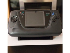 sega game gear display stand video games console gamegear 3d print model - Mito3D