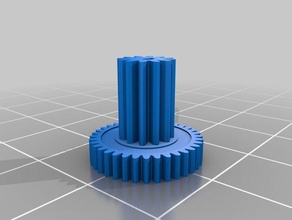 my customized parametric concentric gear 1 parts 3d print model - Mito3D