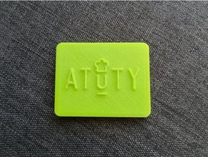 atuty - tag cocina y comedor 3d print model - Mito3D