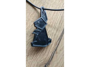 pointy bunny alternative automutilation self harm accessories necklace 3d print model - Mito3D