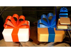 caja de regalo - todas las piezas impresas jarrón modo espiral los contenedores cumpleaños cuadro navidad la decoración día san valentín valentinesday el 3d print model - Mito3D