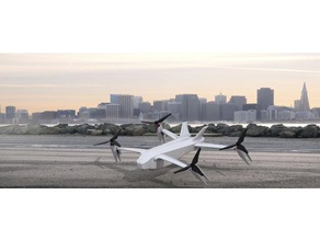 dropship 3d printing drone drones quadcopter quadrocopter tilt rotor 3d print model - Mito3D