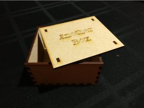 sadece bir kutu kaplar kutusu glowforge lasercut lazer kesici openscad 3d print model - Mito3D