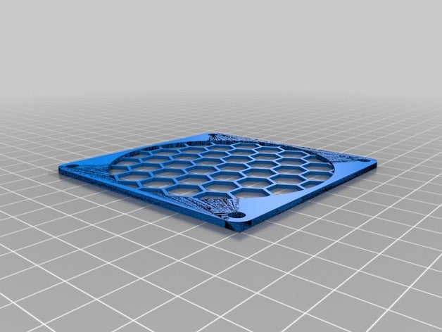 meu personalizados grelha da ventoinha paramétrico diy personalizado 3D print model - Mito3D