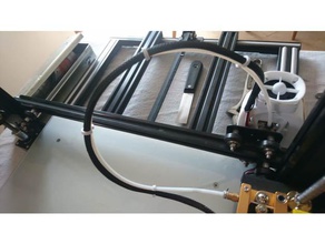 collier-Kabel extrudeur et tube ptfe alfawise u10 3d Drucker Zubehör 3d print model - Mito3D