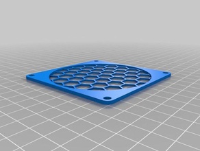 meine individuelle Lüftergitter parametric diy kundengebundene 3d print model - Mito3D