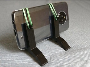 simple foto en el teléfono de pie móvil Impresora 3d iphone soporte 3d print model - Mito3D