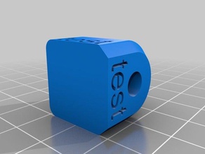o teste da impressora A impressão 3d 3d print model - Mito3D