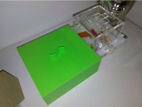 tapa hormiguero acrilico 10x20x1 tipo seta 3d printing 3d print model - Mito3D