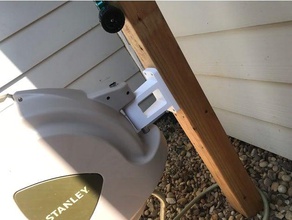 hose reel bracket outdoor & garden bds6620 mounting stanley 3d print model - Mito3D