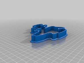 padre lago cortador de biscoito 3 cozinha e sala jantar personalizado 3d print model - Mito3D