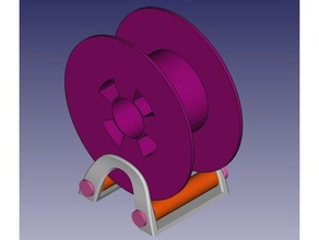 vollständig gedruckten spool-Halter 3d Drucker Zubehör 3d print model - Mito3D