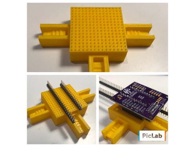 breadboard soldering jig electronics 3D print model - Mito3D