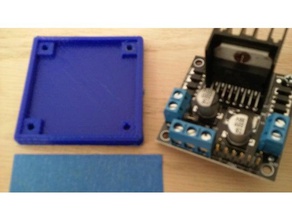 h-bridge pcb bumper tray electronics insulator robot 3d print model - Mito3D