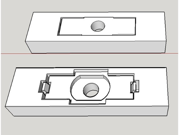 mitra slot insere máquinas-ferramentas de fenda t-slot 3D print model - Mito3D
