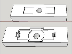 mitra slot insere máquinas-ferramentas de fenda t-slot 3d print model - Mito3D