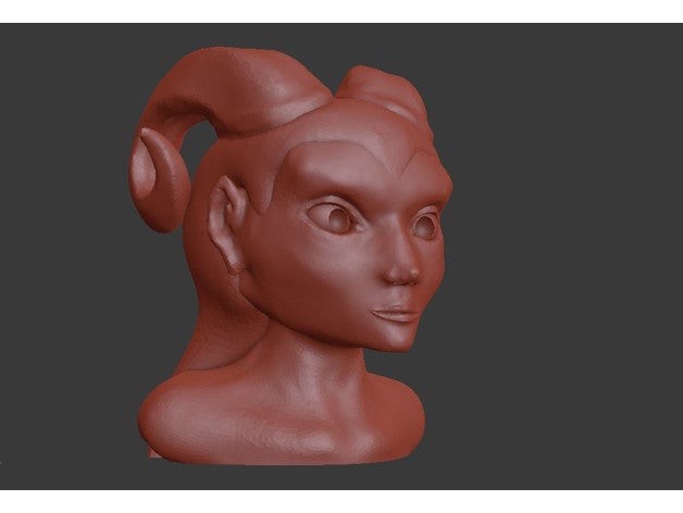 inilth tiefling a arte 3D print model - Mito3D