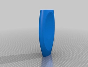 simple vase ovoïde de conception sculptures 3d print model - Mito3D