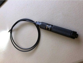 toslink fiber optic illuminator tools Bohrung Licht Endoskop Anwendungsbereich Taschenlampe spdif 3d print model - Mito3D