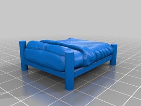2 cama A impressão 3d 3d print model - Mito3D