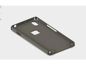 verme kapasitesi x basit phonecase mobil telefon koruma 3d print model - Mito3D