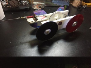 mouse trap car engineering mousetrap physics school 3d print model - Mito3D