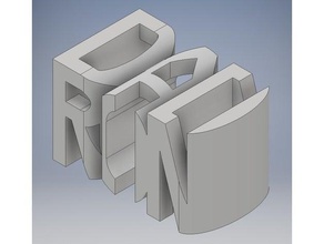 Vater namens ron - Vatertag Skulpturen 3d print model - Mito3D