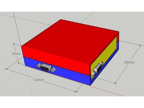 4 lados de série da caixa 3d print model - Mito3D
