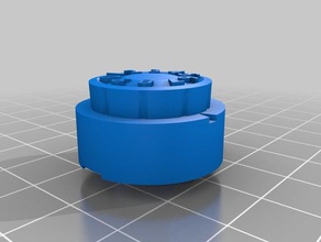 dial key module parts 3d print model - Mito3D