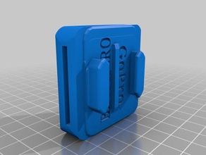 gopro cinto de montagem câmera a hero 4 hero3 3d print model - Mito3D