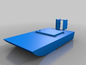 Schritt airboat Rumpf r c Fahrzeuge Boot Fernbedienung 3d print model - Mito3D