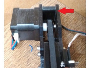simple tarantula tevo y-motor stiffener 3d printer parts 3d print model - Mito3D