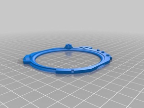 holo proiettore anello La stampa 3d holoprojector r4d4 r4 astromech 3d print model - Mito3D